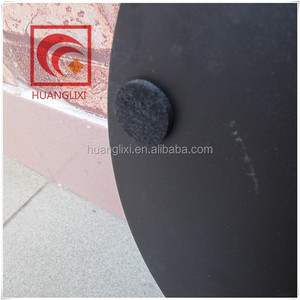 Acier circulaire châssis <span class=keywords><strong>de</strong></span> <span class=keywords><strong>la</strong></span> <span class=keywords><strong>laque</strong></span> qui cuisent jambe, Pieds <span class=keywords><strong>de</strong></span> tables noires - Product Image 6