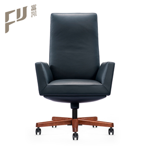 Contemporary bifma leather with <span class=keywords><strong>roulette</strong></span> for office chairs - Product Image 1