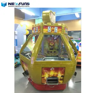 Neofcorrida máquina de empurrar moedas, 6 jogadores máquina de jogo push de moedas ouro máquina barata para venda