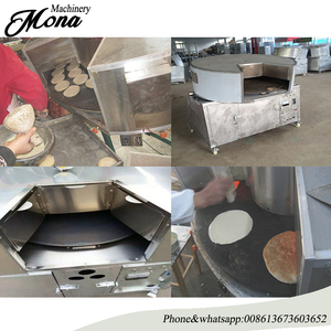 Cuisson commerciale rotative à plat naan, tandoor à gaz électrique, chapati tibétain, arabe, roti pita, four à pain, prix - Product Image 4