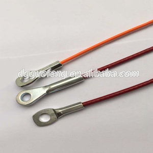 Precio al por mayor barato recubierto de PVC <span class=keywords><strong>cable</strong></span> de <span class=keywords><strong>acero</strong></span> galvanizado con ojales tipo Crimp terminal - Product Image 1
