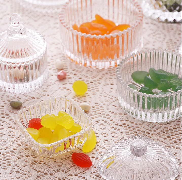 Haonai designed antique glass candy jar