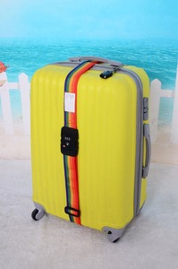 Serrure à <span class=keywords><strong>code</strong></span> TSA-319 en tissu pp, ceinture à bagages de 2 mètres, utilisation pour bagages, ceinture à bagages TSA - Product Image 3