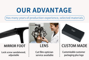 การออกแบบที่ชัดเจน<span class=keywords><strong>ราคา</strong></span>ถูกที่ดีที่สุดโลโก้ที่กำหนดเองสีฟ้าปิดกั้นขายส่งแฟชั่นแสงโลหะกรอบแว่นตา - Product Image 6