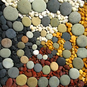 Garden Pebble <strong>Stone</strong>,Grey <strong>River</strong> Pebble Cobble <strong>Stone</strong> - Product Image 2
