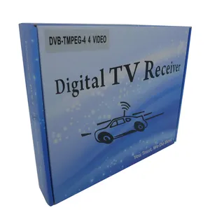 Low price HD Car DVB-T MPEG-4 digital tv receive tuner with 2 antenna