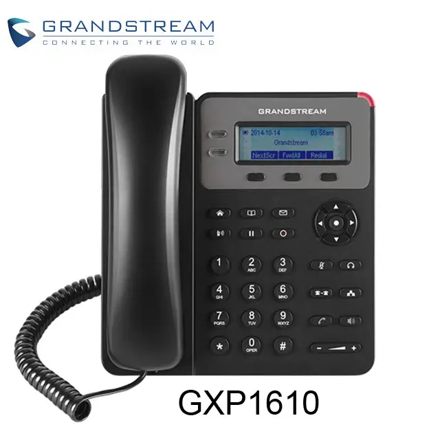 Grandstream GXP1610 Basic VoIP SIP โทรศัพท์3 XML