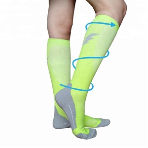 Calcetines de compresión 20-30 mmhg negro alzas rodilla, calcetines de compresión para las <span class=keywords><strong>venas</strong></span> varicosas - Product Image 6