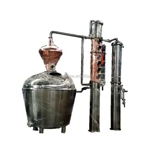 Petits appareil à alcool, distillateur avec plaque à bulles en cuivre, en vente, populaire,