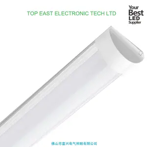 Chất Lượng Cao Bề Mặt Gắn Kết Led Batten Ống Đèn Mỏng Tuyến Tính Ánh Sáng 4 Feet 1200 Mét 5 Mét Dẫn Ánh Sáng Ống