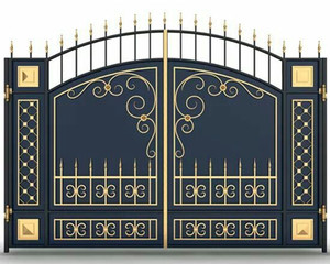 Puertas Corredizas de Hierro Forjado Económicas y Sencillas para Jardín - Product Image 6
