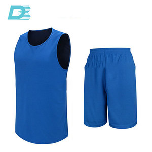 Universidad personalizada última <span class=keywords><strong>camiseta</strong></span> de <span class=keywords><strong>baloncesto</strong></span> diseño uniforme Color azul - Product Image 2