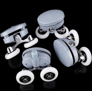 Vòi hoa sen cabin Phụ Kiện Bộ phận bánh xe phòng tắm vòi sen cửa con lăn bánh xe nhựa cửa trượt con lăn - Product Image 5