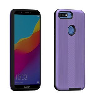 <span class=keywords><strong>Coque</strong></span> de téléphone fine en fibre de carbone brossée pour Huawei <span class=keywords><strong>Honor</strong></span> <span class=keywords><strong>7C</strong></span> - Product Image 4