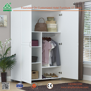 Grand Espace De Rangement Garde-Robe Vêtements, Mur solide Garde-Robe, debout Armoire - Product Image 3