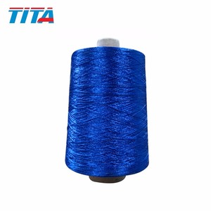Encaje de guipur se poliéster brillante 150D/3 hilo de bordado - Product Image 5