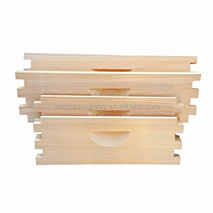 Suministros de fábrica de colmena de abejas de China langstroth, 10 marcos, accesorios para el cuerpo de la colmena profunda, cubierta inferior de la placa