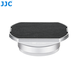 JJC Silver Square เลนส์ฮูดสำหรับ <span class=keywords><strong>Fujifilm</strong></span> X70 <span class=keywords><strong>X100</strong></span> X100S X100T X100F พร้อมฝาปิดแบบเลื่อน - Product Image 2