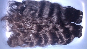 Extensión de cabello humano indio ondulado, tejido de cabello natural, más vendido, nuevo estilo de moda - Product Image 2