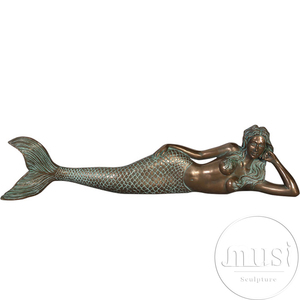 庭園彫刻等身大イルカ噴水と人魚像 - Product Image 4