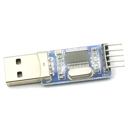 PL2303 USB a TTL actualización nueve cepillo Junta PL2303HX STC MCU descargar Cable cepillo de línea