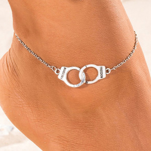 Vintage <strong>Anklets</strong> <strong>for</strong> <strong>Women</strong> Girl Bohemian Freedom Handcuffs <strong>Anklets</strong> Bracelet Barefoot Party Jewelry - Product Image 4