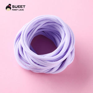 Di nuova di Stile di Buona Elastico Fascia Dei Capelli Dei Bambini di Colore Puro Morbido Traceless Del Bambino <span class=keywords><strong>Accessori</strong></span> Dei Capelli Della Ragazza - Product Image 2