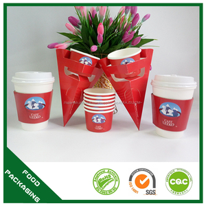 China por mayor <span class=keywords><strong>de</strong></span> encargo <span class=keywords><strong>de</strong></span> cartón ecológico impreso vaso <span class=keywords><strong>de</strong></span> papel desechable taza <span class=keywords><strong>de</strong></span> café <span class=keywords><strong>de</strong></span> la manga - Product Image 1