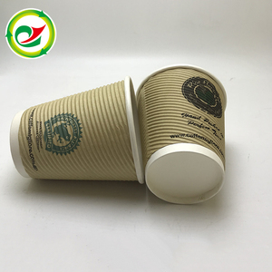 Fuente del fabricante taza de <span class=keywords><strong>café</strong></span> desechables de papel taza de papel caliente con la impresión - Product Image 5