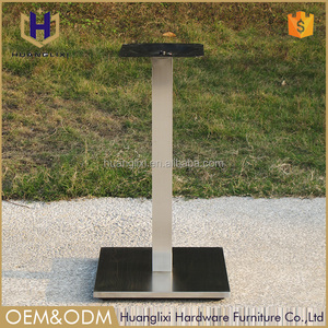 Pies de muebles metálicos, altura ajustable escritorio piernas, patas de la mesa de café de acero inoxidable - Product Image 1