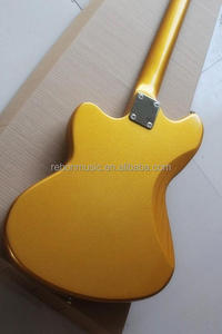 <span class=keywords><strong>Guitarra</strong></span> eléctrica Weifang Rebon de 6 cuerdas Gold Color Jazz Master - Product Image 3