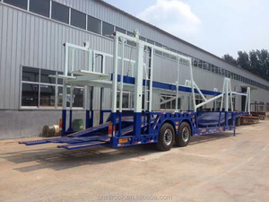 Alta calidad china doble pisos 8 unidades sedanes 2/3 ejes de transporte de coches semi remolque - Product Image 3