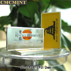 Miễn Phí Mẫu Vonfram Mạ Vàng Thanh Lưu Niệm Đồng Xu Bạc Thanh 1 Oz Vàng - Product Image 4