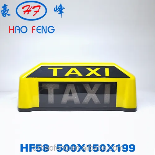 Новая форма, светодиодный дисплей, полноцветный светильник для такси, рекламный светильник для такси