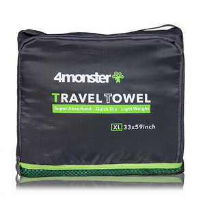 Sợi Nhỏ Tùy Chỉnh Phòng Tập Thể Dục Terry Khăn Với Túi <span class=keywords><strong>Zip</strong></span> - Product Image 2