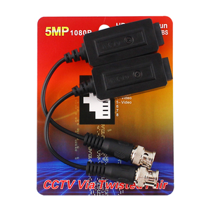 Fábrica de Shenzhen directa 4MP 5MP <span class=keywords><strong>video</strong></span> <span class=keywords><strong>balun</strong></span> <span class=keywords><strong>utp</strong></span> pasivo <span class=keywords><strong>video</strong></span> <span class=keywords><strong>balun</strong></span> rj45 bnc a rj45 <span class=keywords><strong>balun</strong></span> Convertidor para cámara cctv