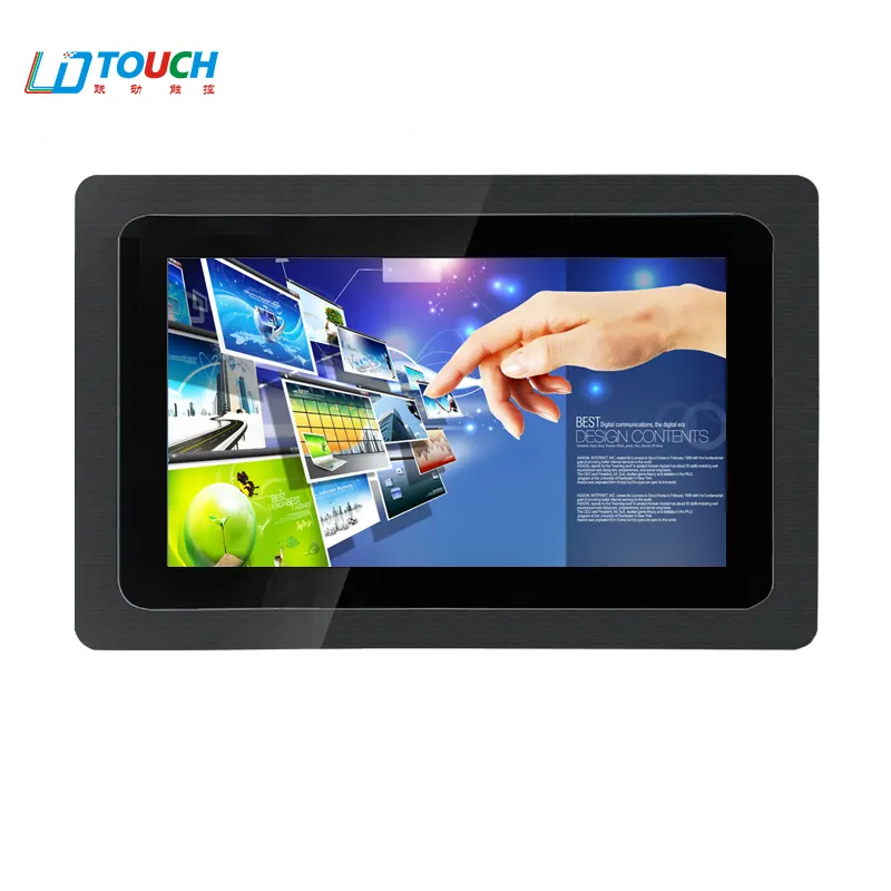 10.1 Inci Logam Case Touch Monitor Raspberry Pi LCD Monitor