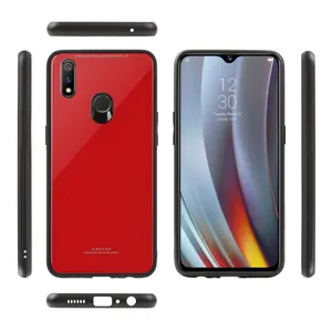 Aksesoris 2019 Silikon Bingkai Kaca Tempered Keras Bagian Belakang untuk Xiaomi Redmi K20 K20 Pro Mi 9T