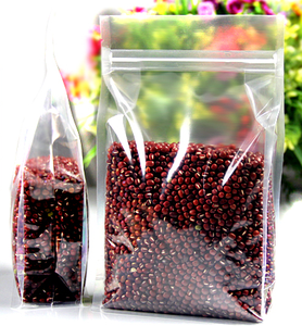 Bolsa de Fondo Cuadrado Transparente Reutilizable de 16*26*8cm con Refuerzo Lateral, Bolsa de Mylar para Alimentos con Sellado Térmico y Resellable - Product Image 1