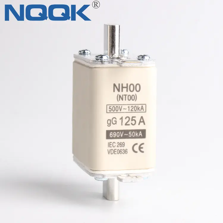 NQQK NT00 NH00 20A 80A HRC elo Fusível de Baixa Tensão de 660V 690V fusível