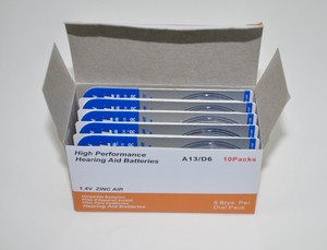 2017 <span class=keywords><strong>Date</strong></span> De Haute Qualité 1.4 v <span class=keywords><strong>a13</strong></span> Zinc Batterie D'air Bouton pour Aide Auditive Dispositif - Product Image 4