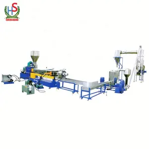 China Hot Cutting Pvc Pelletizing Extrusion Line Pet Granulating Machine