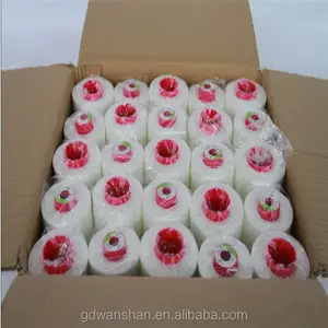 100% raw polyester hardcover book binding embroidery texture sewing yarn for threading machine