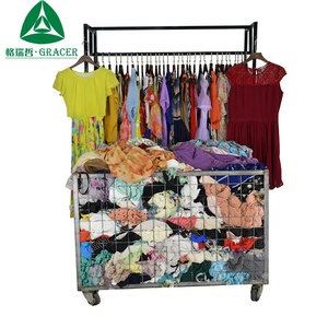 Venta caliente adultos, <span class=keywords><strong>grupo</strong></span> de edad y todos los tamaños se señoras vestido de seda en pacas - Product Image 5