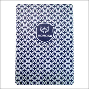 Cartes à jouer de poker <span class=keywords><strong>MOMOKO</strong></span> Poker Club Jumbo Index 100% plastique avec emballage en boîte à fenêtre - Product Image 4