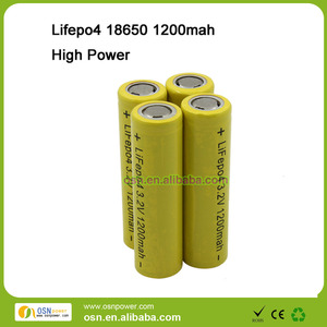 Meilleur prix A123 18650 batterie 3.3 v 1100 mah lifepo4 batteries