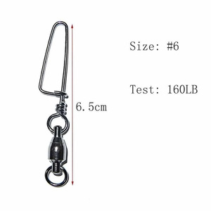 20 unids/lote 1 #<span class=keywords><strong>2</strong></span> #6 # de bolas con anillo sólido y Coastlock fotos <span class=keywords><strong>2</strong></span> soldado con autógena anillos y torneo Snap - Product Image 6