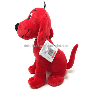 <span class=keywords><strong>Perro</strong></span> de peluche de dibujos animados, juguete de <span class=keywords><strong>perro</strong></span> <span class=keywords><strong>rojo</strong></span> con LOGO promocional, personalizado - Product Image 3