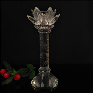 Alta calidad al por <span class=keywords><strong>mayor</strong></span> Crystal Lotus vela <span class=keywords><strong>templo</strong></span> uso budista - Product Image 2