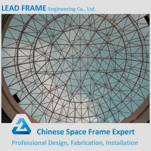 조립식 돔 지붕 디자인 철강 구조 공간 프레임 시스템
